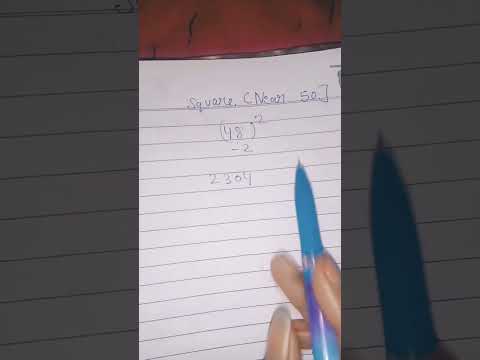 square of near 50 numbers #mathproblem #youtubeshorts #viral #shorts