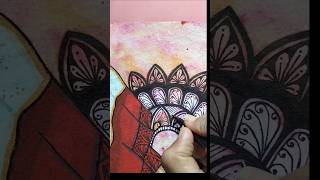 Easy Mandala Art For Beginners #art#legmandala #drawing #mandalaart#paintingdrawing #artist#shorts