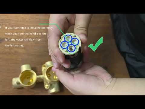 Correct vs Incorrect Shower Cartridge Installation