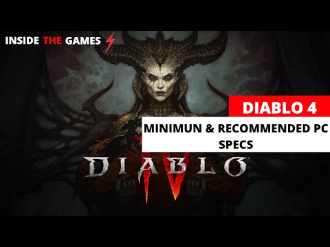 GET READY FOR THE DIABLO IV OPEN BETA: MINIMUN & RECOMMENDED PC SPECS