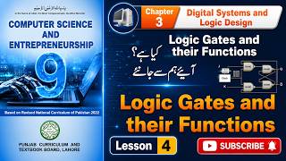 Logic Gates and Their Functions | Class 9 Computer Science | Digital Systems | PEN Academy