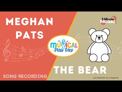 🎶 MEGHAN PATS THE BEAR (song) | Music TablePlay | Kids Songs & Games |  Learning for Kids