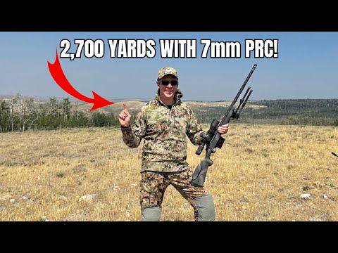 Longest 7mm PRC Shot On YouTube | 2,700 Yards (1.53 Miles) At The Bergara Academy!