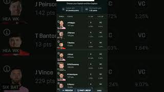 HEA vs SIX #dream11 Team/Brisbane vs Sydney Pink Dream 11 Team Predection #bbl2024