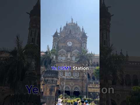 CSMT station Building Inside Look 😱 #shorts