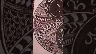 Easy Mandala Art ll #mandalaart #shorts