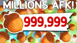 How To Get MILLIONS of ACORNS AFK in Adopt Me