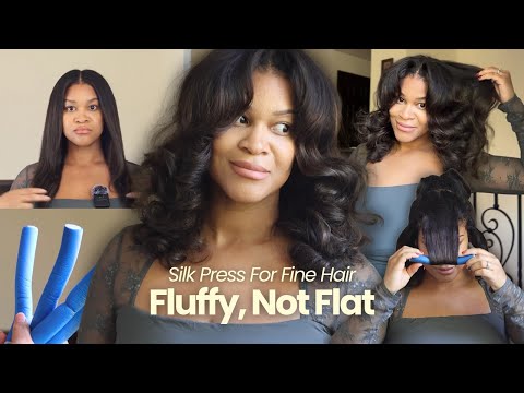 Transform Natural Hair with This Silk Press Method