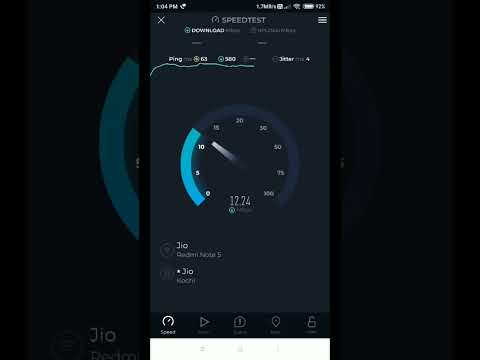 Jio 4G Speed test#jionetspeed#increasespeed