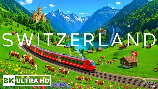 Switzerland 8K UHD | Towering Alps, Sparkling Rivers & Endless Landscapes | Jewel of Europe