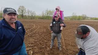 Friendly competition.  Test plot day 
