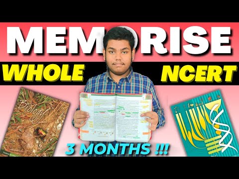 HOW TO MEMORISE WHOLE NCERT LINE BY LINE IN 3 MONTHS |CRACK NEET 2023 |700+ MARKS | OM PRABHU AIIMSD