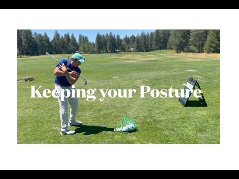 Golf Tip: Don't stand up in the backswing