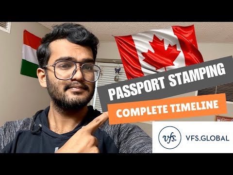 My VFS passport stamping timeline *2023*