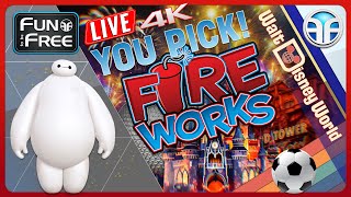 🔴 LIVE: Disney World – YOU Pick! Happily Ever After, Fantasmic or Disney Fireworks [Full Show 4K]