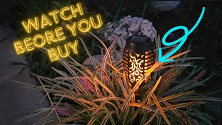 Solar Torch Light with Flickering Flame #amazonfinds