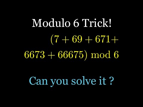 Step-by-Step Solution: (7 + 69 + 671 + 6673 + 66675) mod 6 Explained
