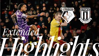 Kjerrumgaard finish splits sides at Vicarage Road | Watford 1-0 Stoke City | Extended Highlights