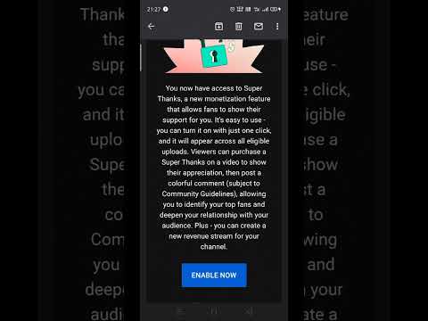 Thank You YouTube for Super Thanks.