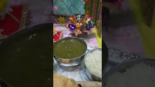 kartik maah, dopher ka bhog, Day 9#vrandavan #ladoogopal #kartikmaah #bathuadal #metisabji