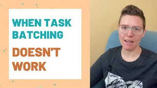 The biggest mistake people make with task batching #shorts