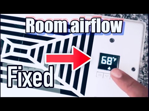 How to￼ INCREASE airflow ￼in Room