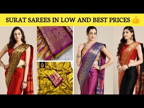 Surat Sarees in Low and Best Prices All Type of Sarees Available at Low Prices with Wholesale Rates