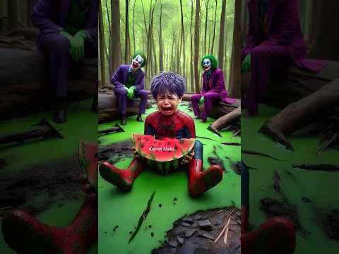 Spider-Man watermelon dirty with mud #avengers​ #ironman​ #sirenhead​ #shorts​