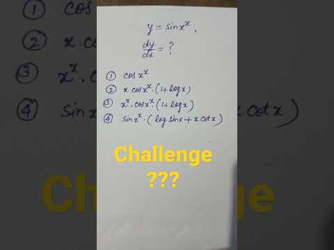 Short challenge questions🤔🧐😱#differentiation#math#shorts