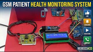 Embedded Final Year Major Project 2026 | GSM Patient Health Monitoring System