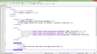 HTML5 - New Semantics