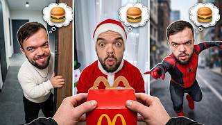 LITTLE SNEAKY LVL 1 TO 100 HAPPY MEAL CRAZY HEIST!🍔🤣 (EPIC FUNNY POV)