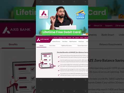 axis bank zero balance account #zerobalanceaccount #shorts