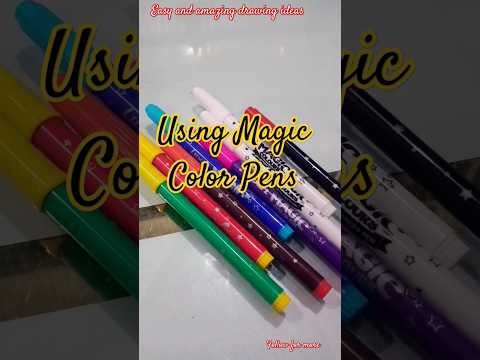 Magic Color pens🖌️#youtubeshorts#shortsfeed#shorts#ytshortsindial#drawingideas#drawingtutorials