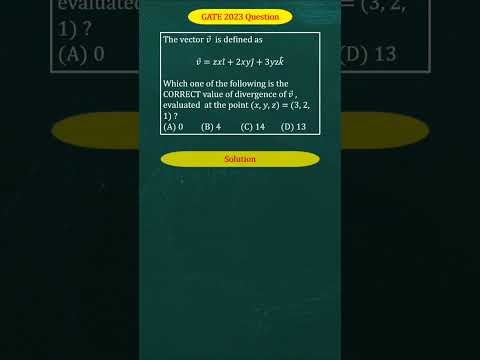 GATE exam 2023 #gateexam #gatepyqs #mathematics #shortsvideo #viral