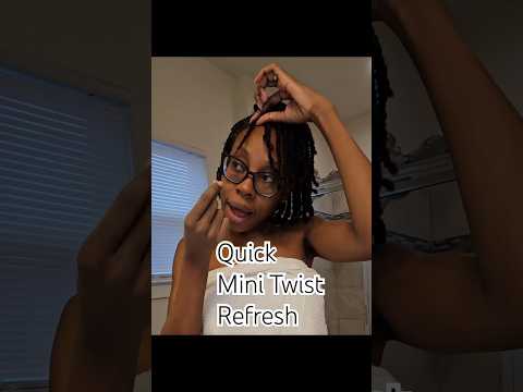 Quick & Easy Mini Twist Refresh| How to Maintain Your Twists Longer!