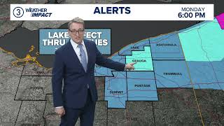 Northeast Ohio Weather Impact forecast: High winds and blowing snow through tonight