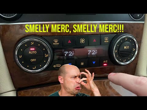 How to get rid of musty AC smell in a Mercedes CLK