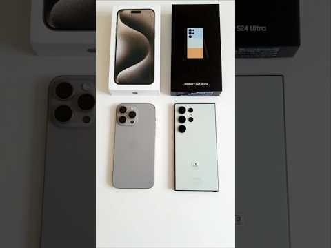 🔥 Samsung Galaxy S24 Ultra vs Iphone 15 Pro Max #iphone #samsung #shorts