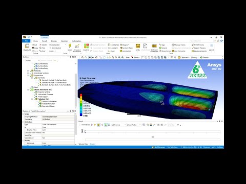 Strength Analysis of Ship Hull in Still Water with ANSYS Static Structure