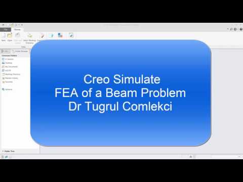 3D Rectangular Beam FEA with Creo Simulate