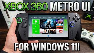 Xbox 360 Metro Dashboard UI For Windows 11!