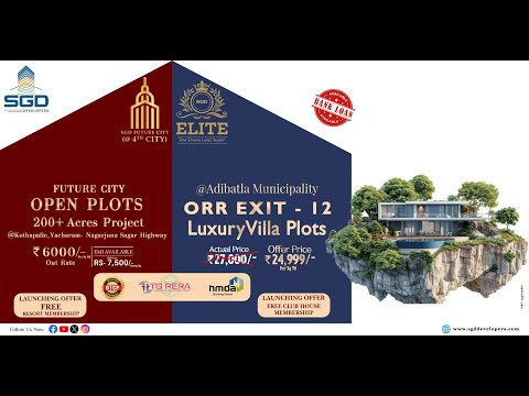 "Open Villa Plots in Kothapalle–Prime Investment Near RRR & ORR! "  #sgddevelopers  @sgddevelopers