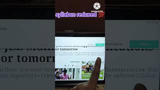 Jee 2024 registration date|jee 2024 update|jee syllabus Reduced
