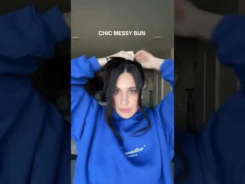 I love a messy bun moment #hairtutorial #messybuntutorial