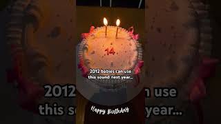 2012 babies are 14 next year.. #shorts #shortvideo #trending #fyp #birthday #2012 #audio #nostalgia