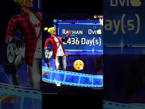 How many days have in your acc ??? #freefire #rayhanff #shorts #freefirelovers #garenafreefire