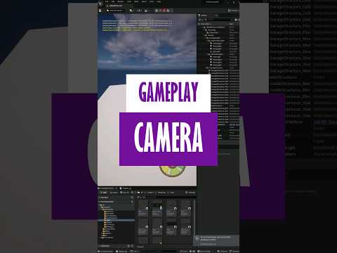 Making the gameplay camera. #gamedev #unrealengine #gamedevelopment #devupdate #behindthescenes