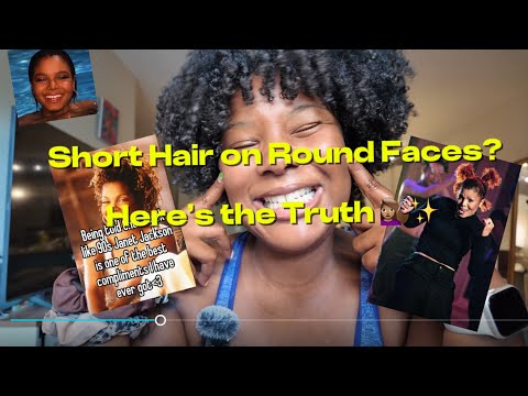 Short Hair on Round Faces? YES. Here’s the Truth 💇🏽‍♀️✨ | Natural Hair Confidence
