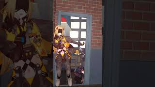 zzz trigger x ellen joe x zhu yuan mmd #zenlesszonezero #fun #animation #recommended #shorts